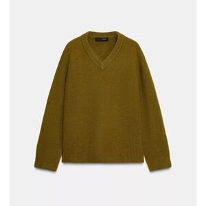 New Zara V-Neck Knit Sweater